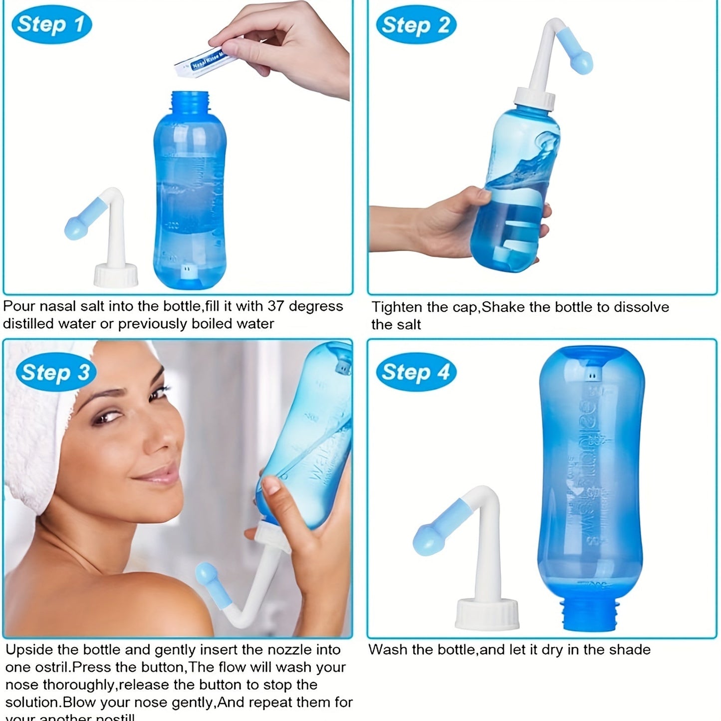 Bouteille de Lavage Nasal Pro
